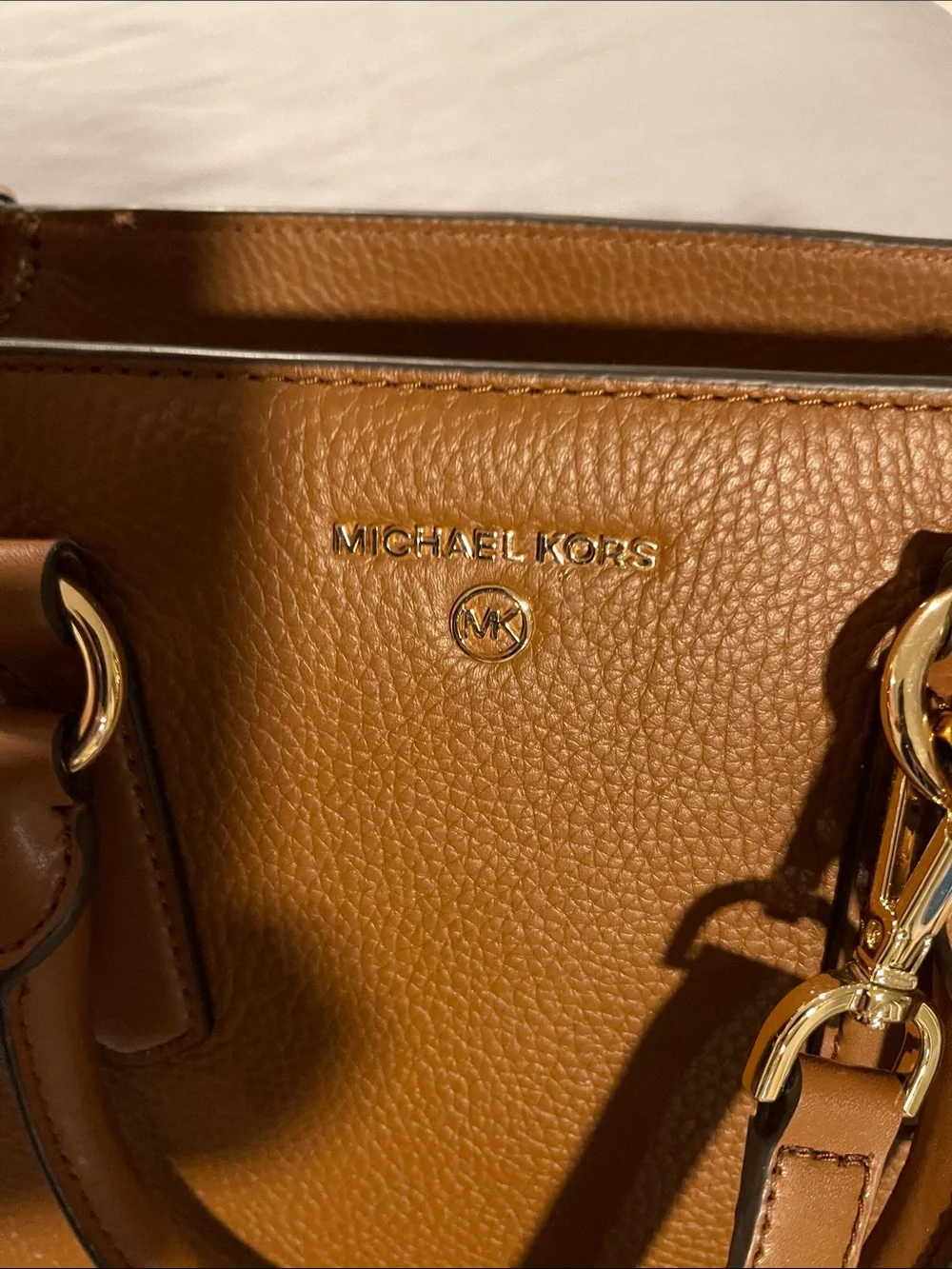Michael Kors structured leather